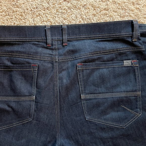 LL Bean Dark Blue Jeans - Picture 2 of 3